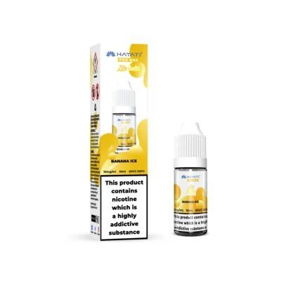 Banana Ice Hayati Pro Max nic salt, 10ml bottle and box
