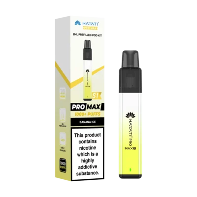 Banana Ice Hayati Pro Max S1 Prefilled Pod Kit