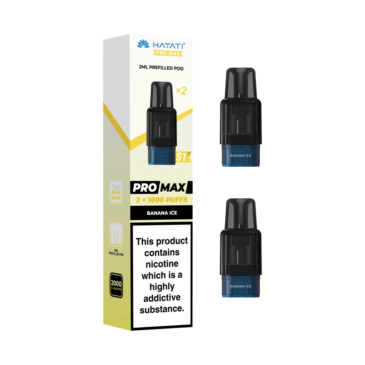 Banana Ice Hayati Pro Max S1 Pods