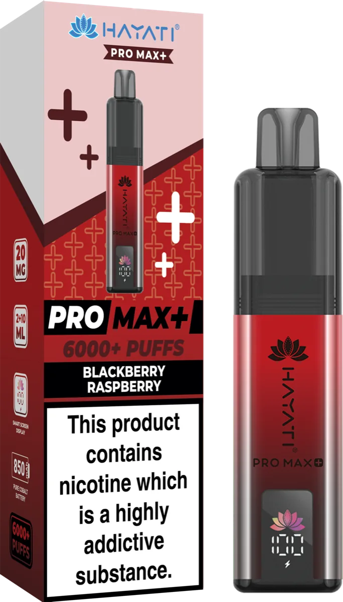 Blackberry Raspberry Hayati Pro Max Plus Pod Kit