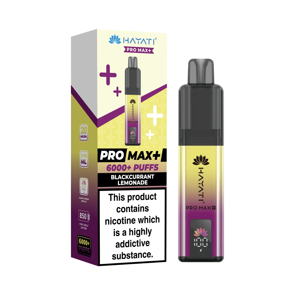Blackcurrant Lemonade Hayati Pro Max Plus 6000 Pod Kit