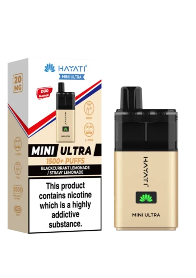 Blackcurrant Lemonade / Straw’ Lemonade Hayati Mini Ultra Pod Kit