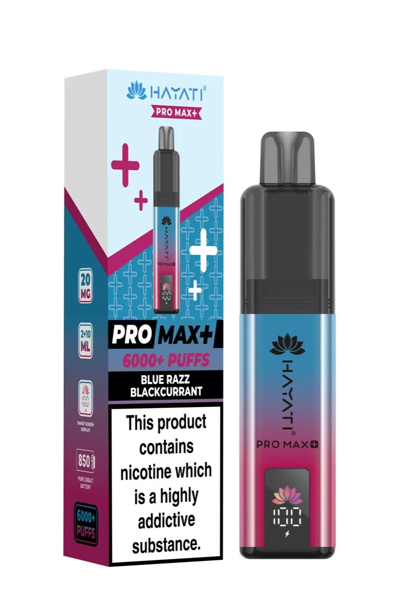 Blue Razz Blackcurrant Hayati Pro Max Plus Pod Kit
