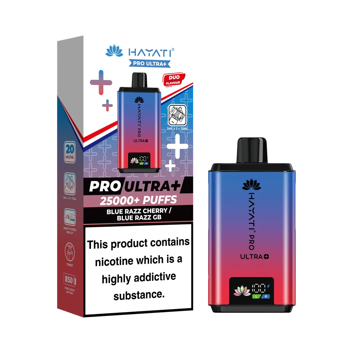 Blue Razz Cherry / Blue Razz GB Hayati Pro Ultra Plus 25000 Prefilled Pod Kit