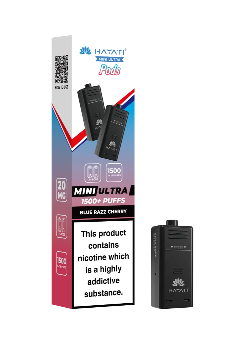 Blue Razz Cherry Hayati Mini Ultra Pods