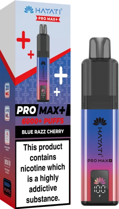Blue Razz Cherry Hayati Pro Max Plus Pod Kit