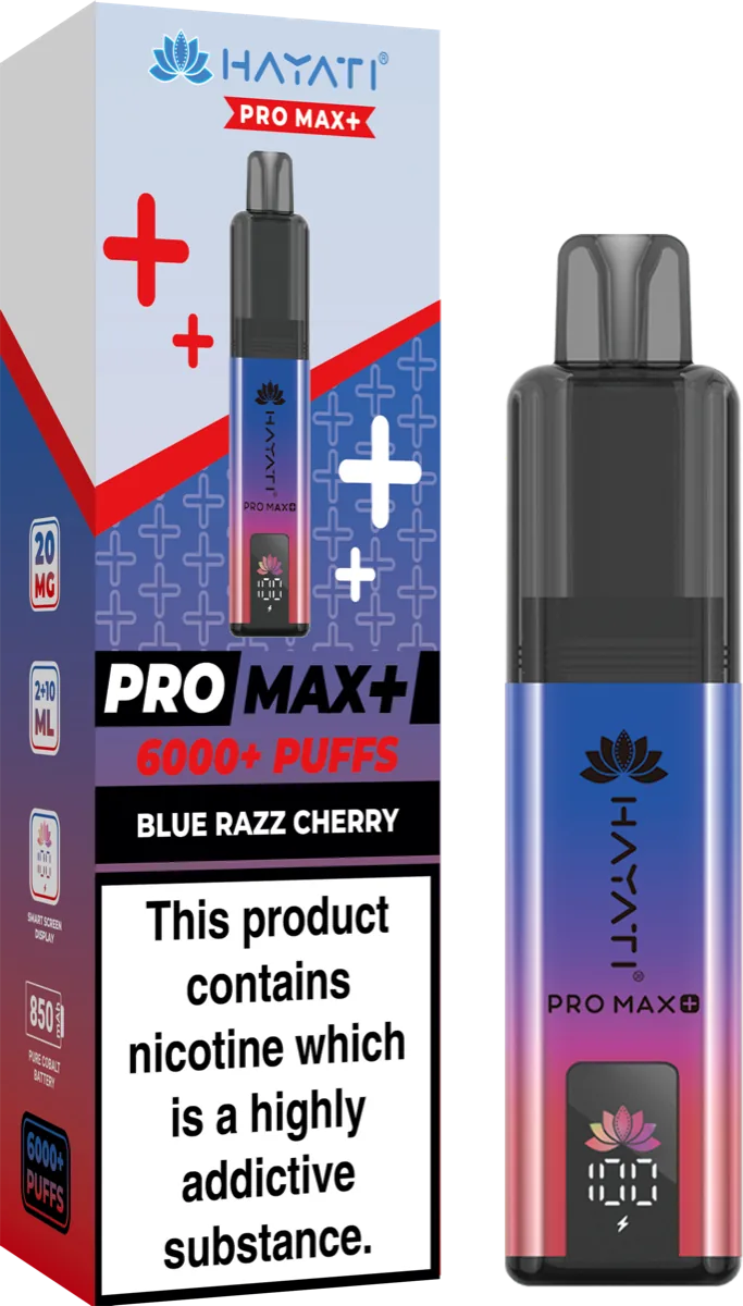 Blue Razz Cherry Hayati Pro Max Plus Pod Kit