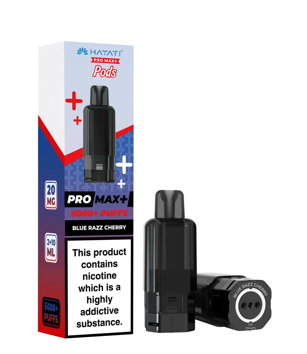 Blue Razz Cherry Hayati Pro Max Plus Pods