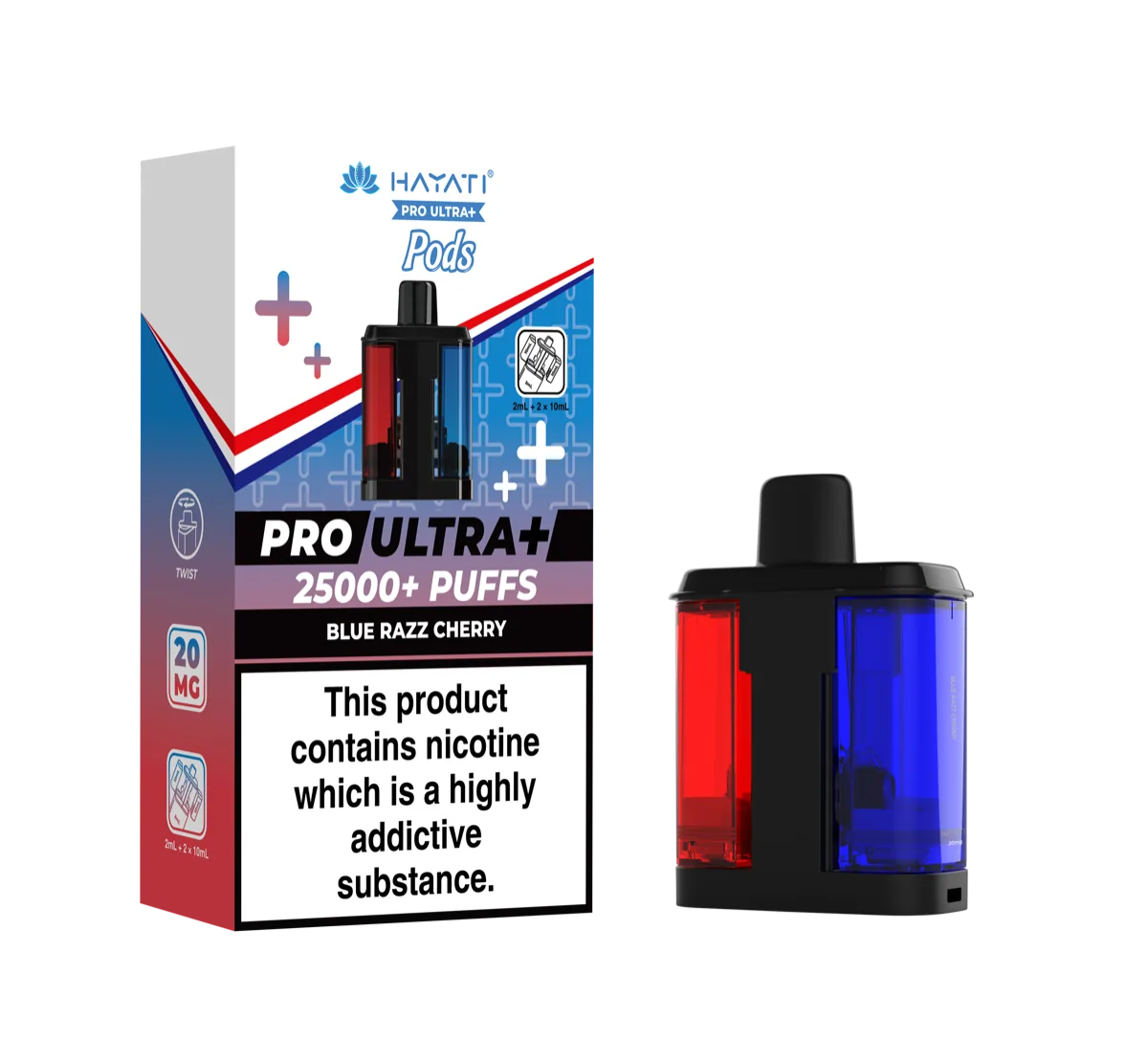 Blue Razz Cherry Hayati Pro Ultra Plus Pods