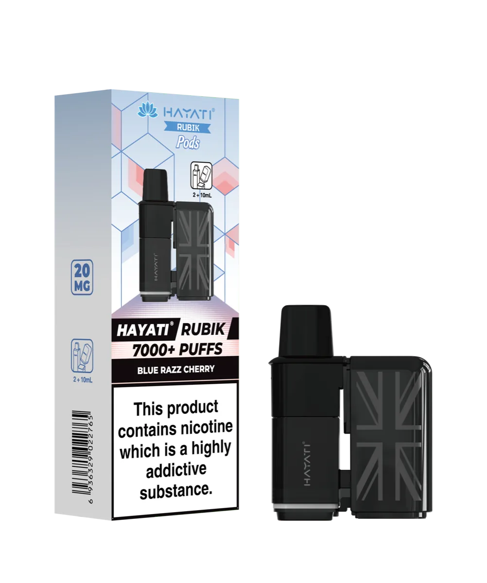 Blue Razz Cherry Hayati Rubik Pods