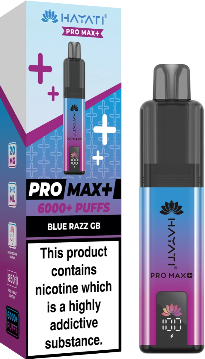 Blue Razz GB Hayati Pro Max Plus Pod Kit