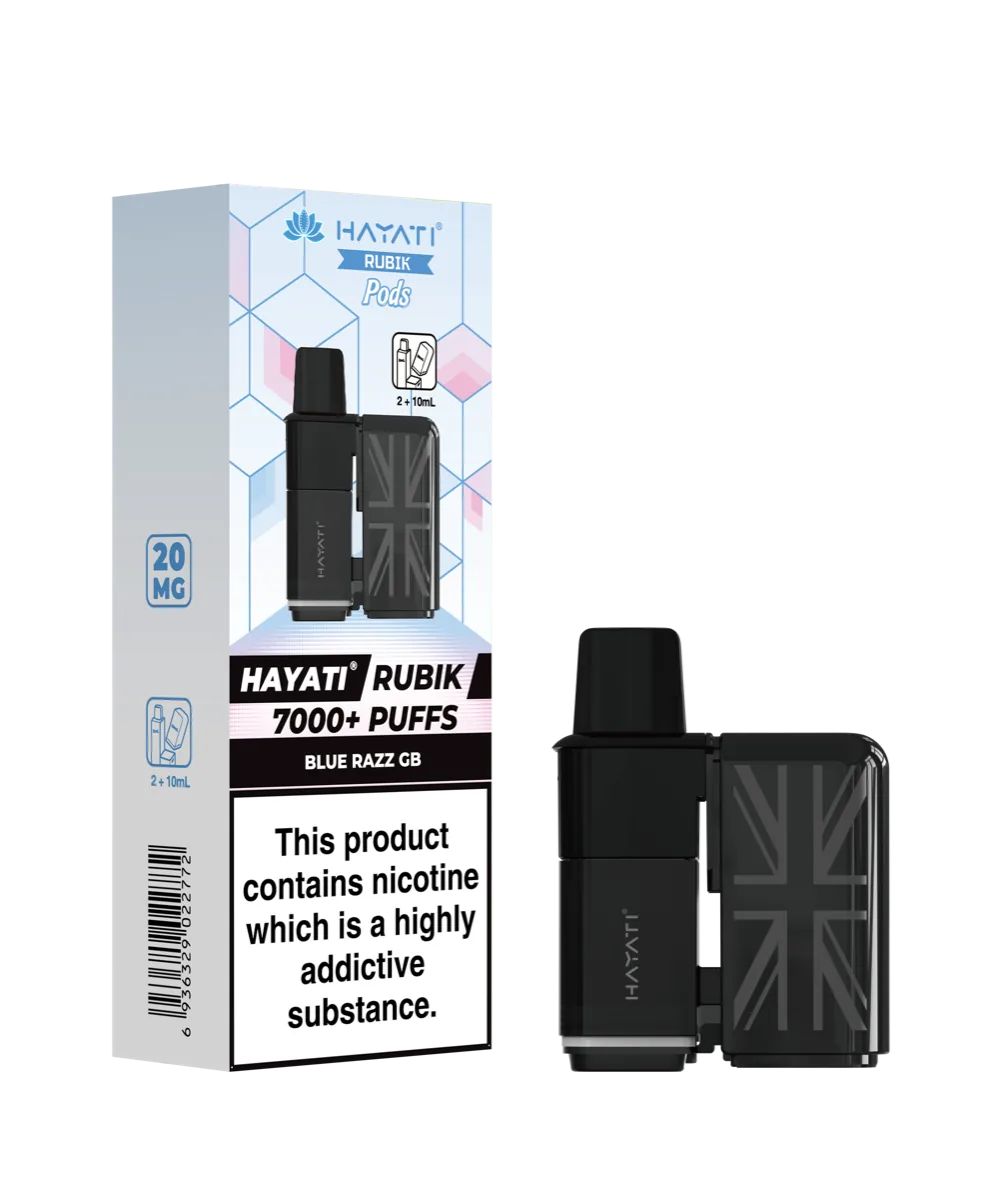 Blue Razz GB Hayati Rubik Pods
