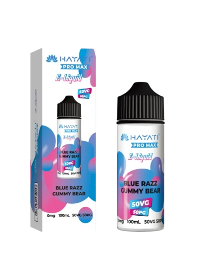 Blue Razz Gummy Bear Hayati Pro Max 50/50 Shortfill E-Liquid