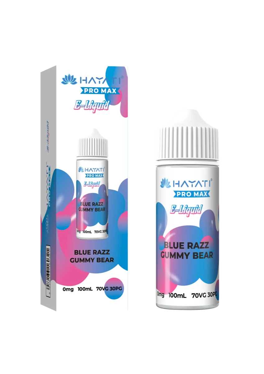 Blue Razz Gummy Bear Hayati Pro Max 70/30 E-Liquid
