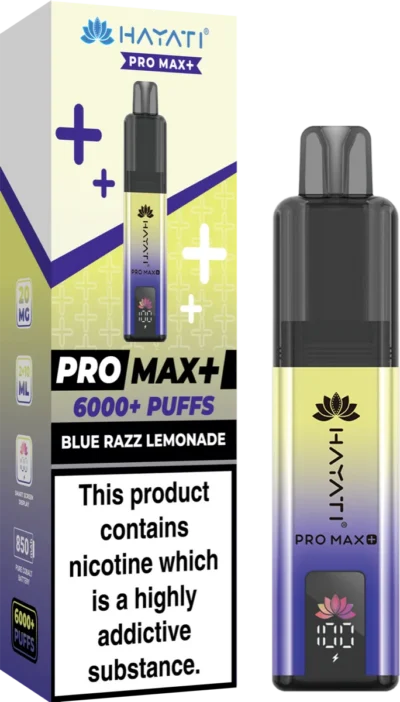 Blue Razz Lemonade Hayati Pro Max Plus Pod Kit