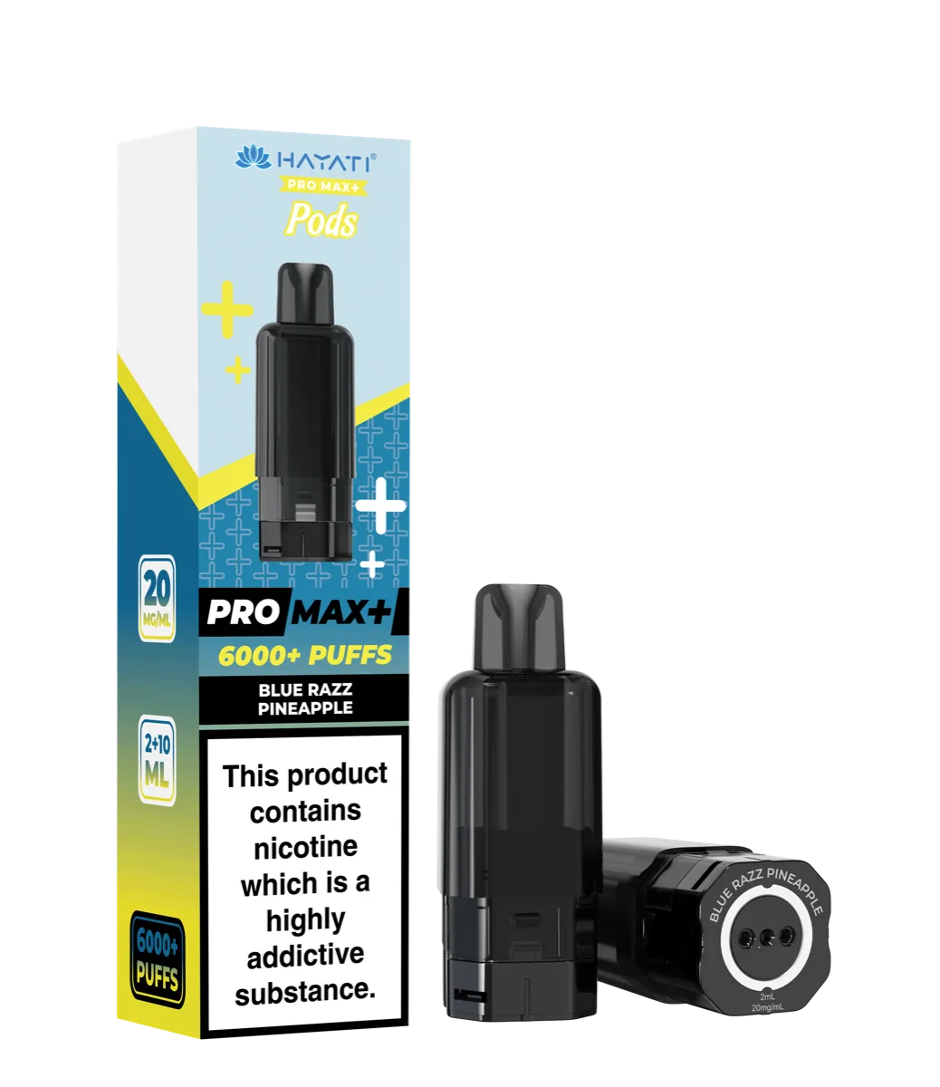 Blue Razz Pineapple Hayati Pro Max Plus Pods