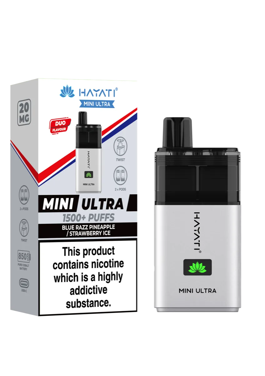 Blue Razz Pineapple / Strawberry Ice Hayati Mini Ultra Pod Kit