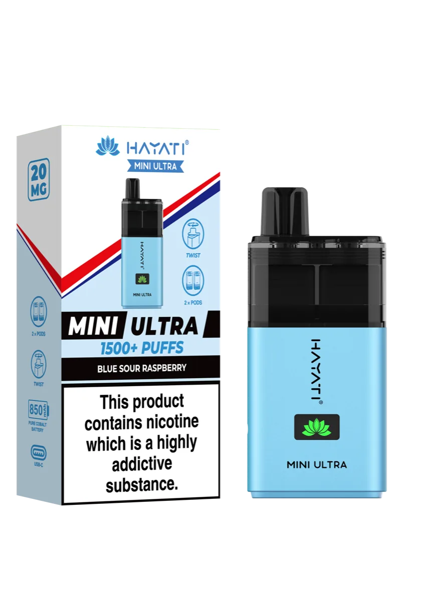 Blue Sour Raspberry Hayati Mini Ultra Pod Kit