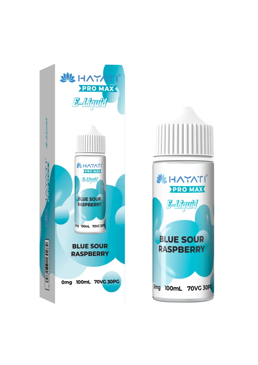 Blue Sour Raspberry Hayati Pro Max 70/30 E-Liquid