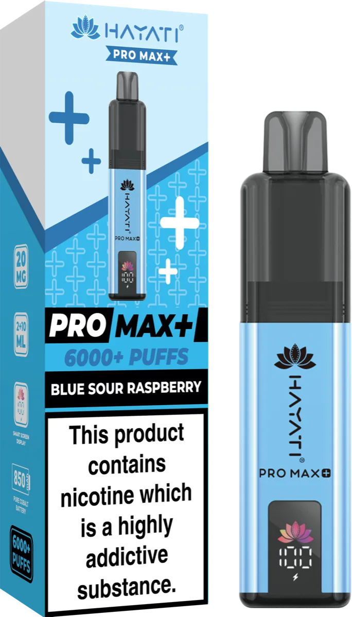 Blue Sour Raspberry Hayati Pro Max Plus Pod Kit
