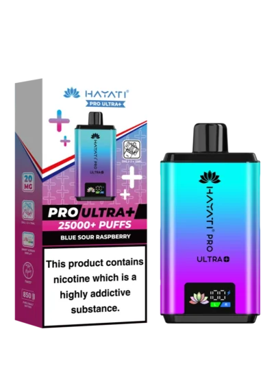 Blue Sour Raspberry Hayati Pro Ultra Plus 25000 Prefilled Pod Kit