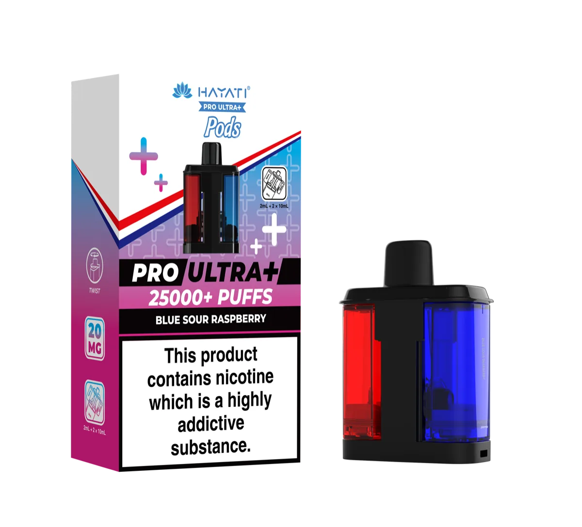 Blue Sour Raspberry Hayati Pro Ultra Plus Pods