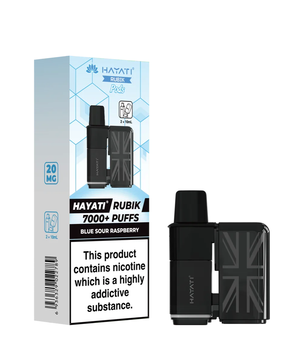 Blue Sour Raspberry Hayati Rubik Pods