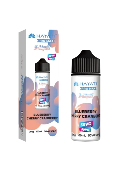 Blueberry Cherry Cranberry Hayati Pro Max 50/50 Shortfill E-Liquid