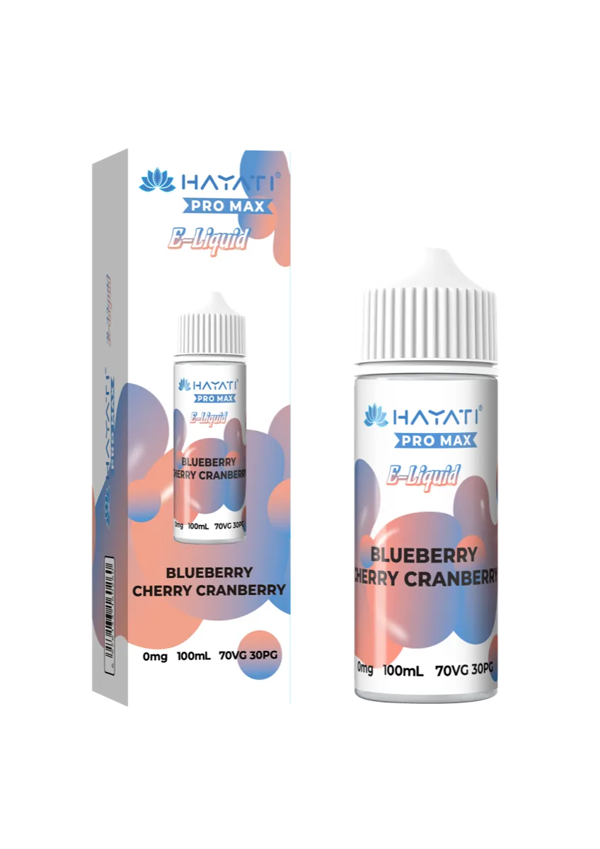 Blueberry Cherry Cranberry Hayati Pro Max 70/30 E-Liquid