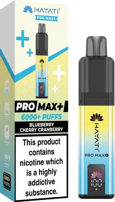 Blueberry Cherry Cranberry Hayati Pro Max Plus Pod Kit