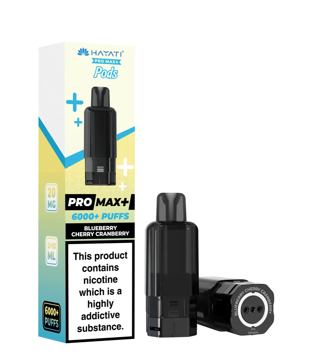 Blueberry Cherry Cranberry Hayati Pro Max Plus Pods