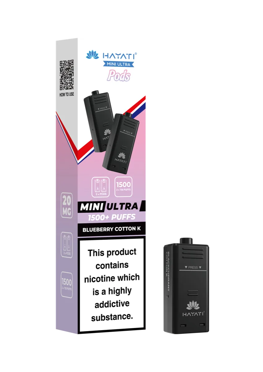 Blueberry Cotton K Hayati Mini Ultra Pods