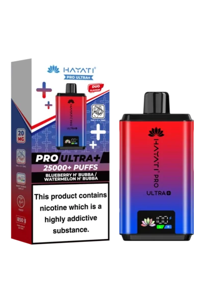 Blueberry H’Bubba / Watermelon H’Bubba Hayati Pro Ultra Plus 25000 Prefilled Pod Kit