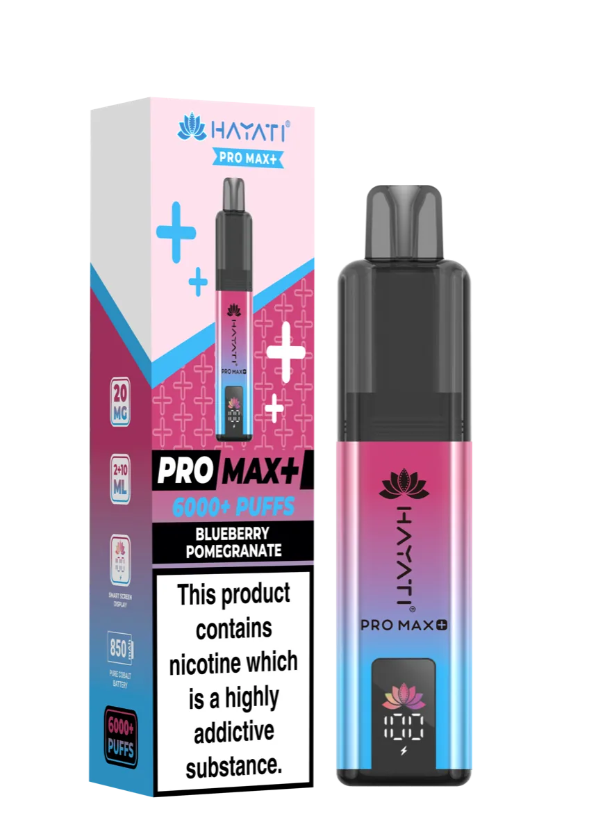 Blueberry Pomegranate Hayati Pro Max Plus Pod Kit