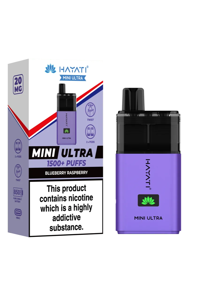 Blueberry Raspberry Hayati Mini Ultra Pod Kit