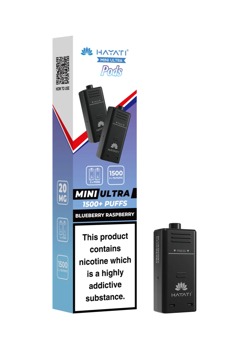 Blueberry Raspberry Hayati Mini Ultra Pods