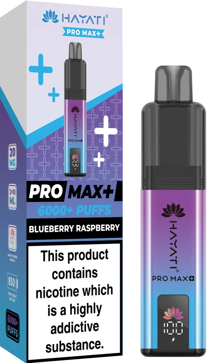 Blueberry Raspberry Hayati Pro Max Plus Pod Kit