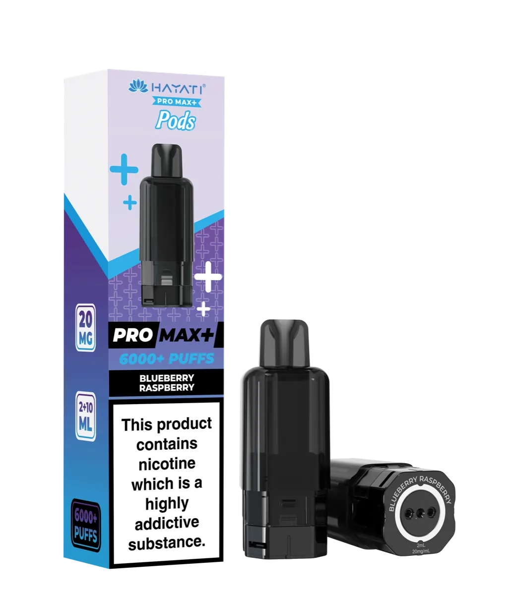 Blueberry Raspberry Hayati Pro Max Plus Pods