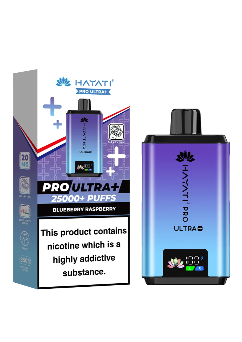 Blueberry Raspberry Hayati Pro Ultra Plus 25000 Prefilled Pod Kit