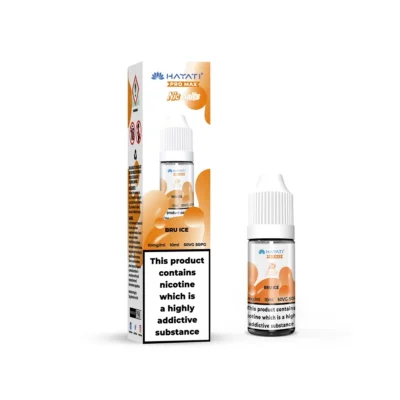 Bru Ice Hayati Pro Max nic salt, 10ml bottle and box, 10mg