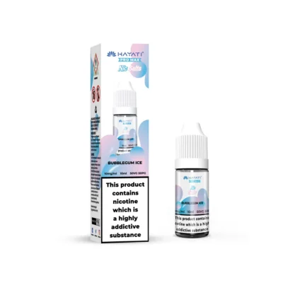 Bubblegum Ice Hayati Pro Max nic salt, 10ml bottle and box, 10mg