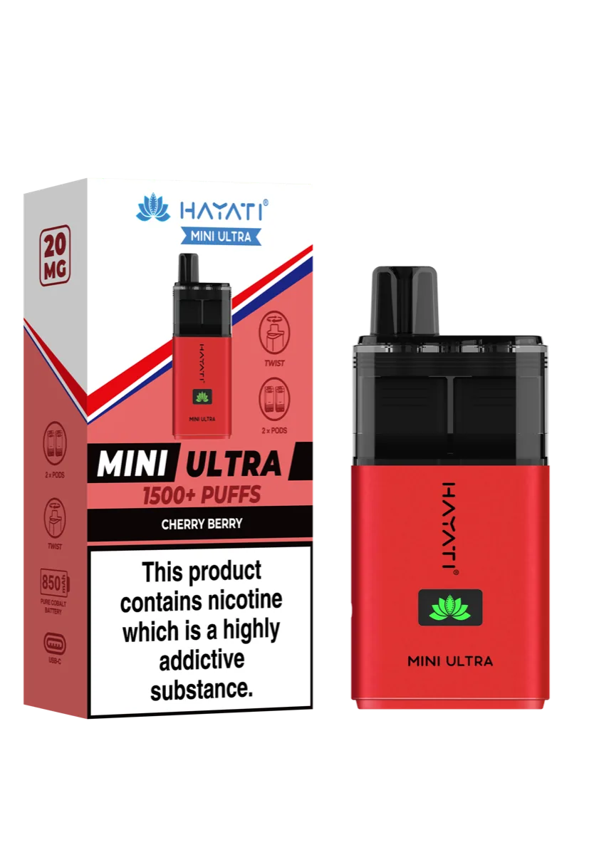 Cherry Berry Hayati Mini Ultra Pod Kit
