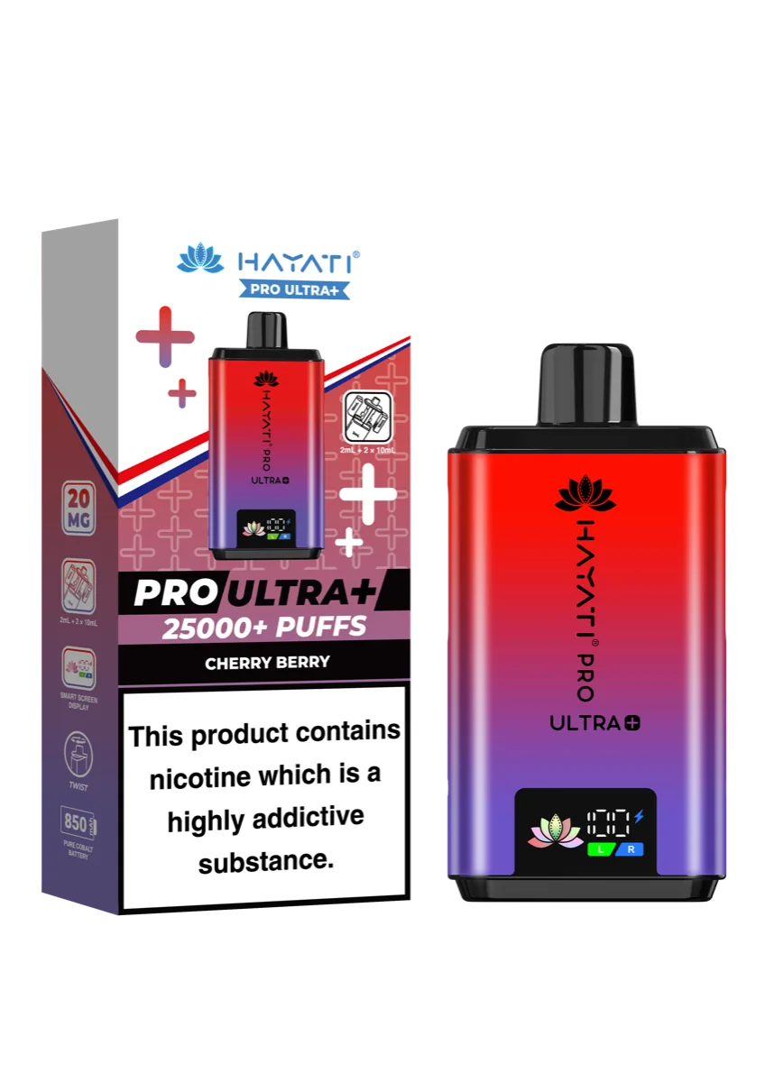 Cherry Berry Hayati Pro Ultra Plus 25000 Prefilled Pod Kit