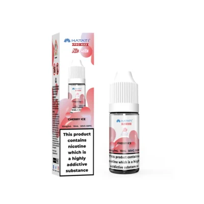 Cherry Ice Hayati Pro Max nic salt, 10ml bottle and box, 10mg