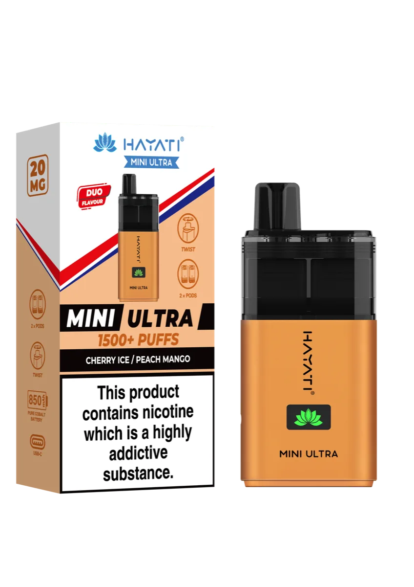 Cherry Ice / Peach Mango Hayati Mini Ultra Pod Kit