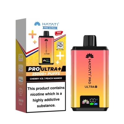 Cherry Ice / Peach Mango Hayati Pro Ultra Plus 25000 Prefilled Pod Kit