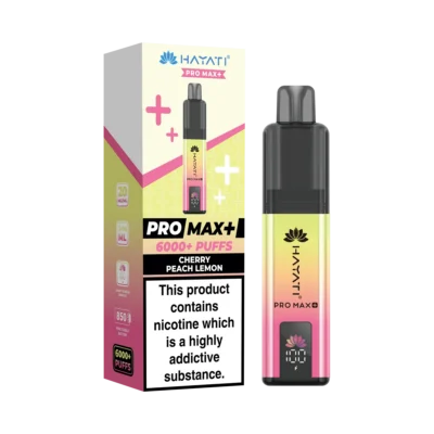 Cherry Peach Lemon Hayati Pro Max Plus 6000 Pod Kit