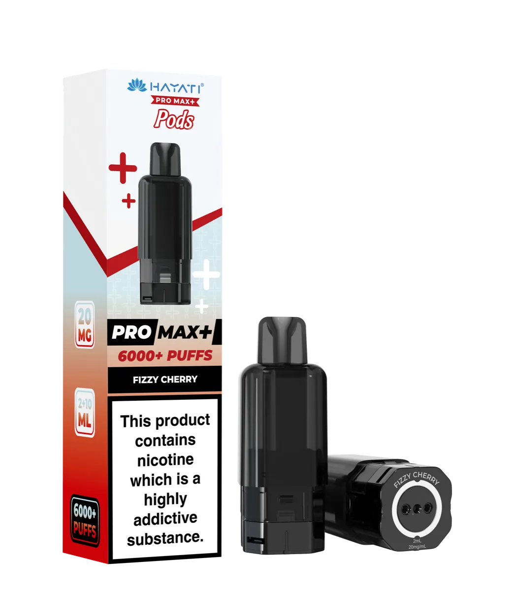 Fizzy Cherry Hayati Pro Max Plus Pods