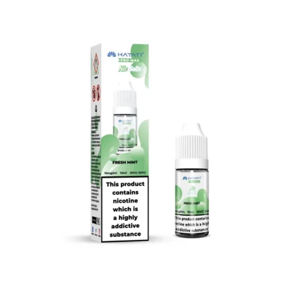 Fresh Mint Hayati Pro Max nic salt, 10ml bottle and box, 10mg