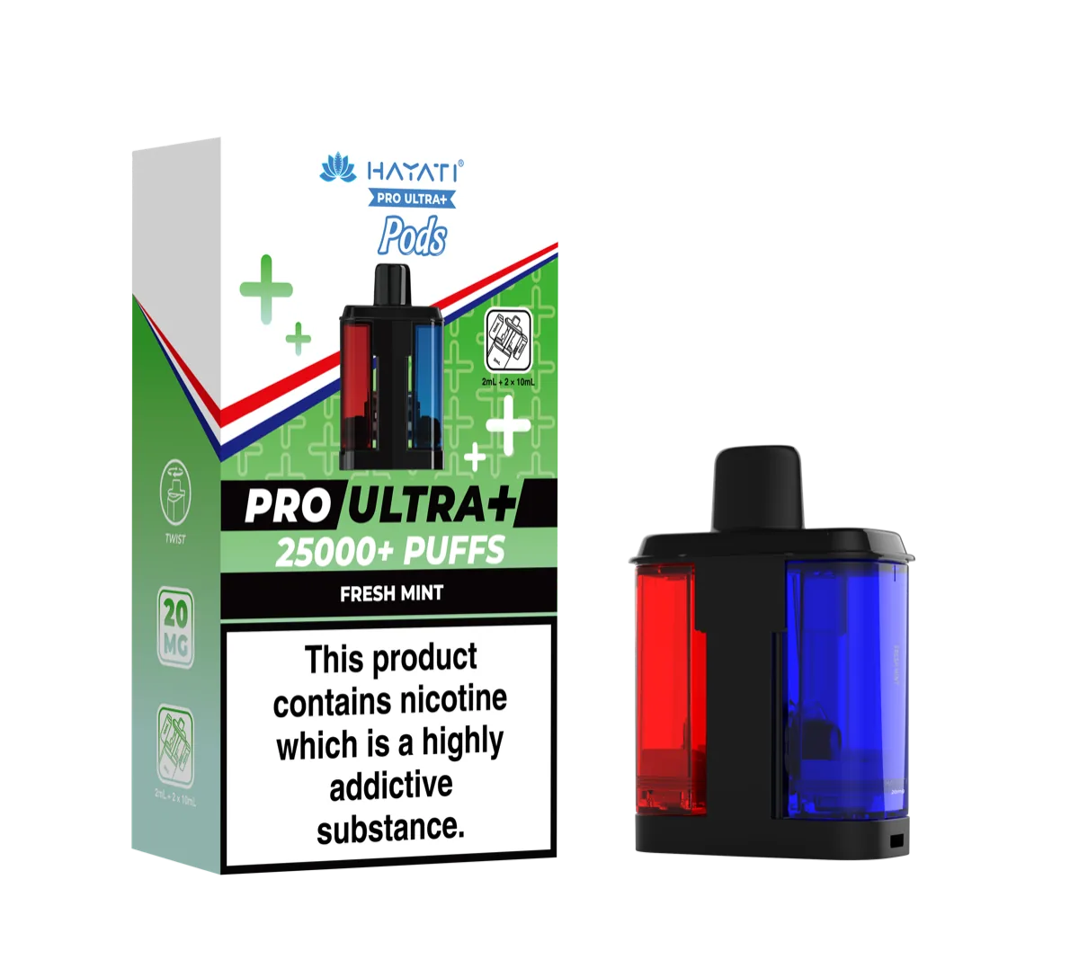 Fresh Mint Hayati Pro Ultra Plus Pods